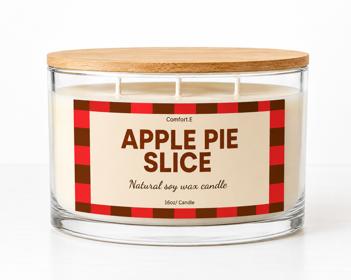 Apple Pie Slice Candle