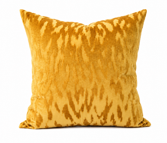 Crushed Golden Yellow Pillow