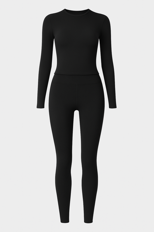 Black Long Sleeve Set