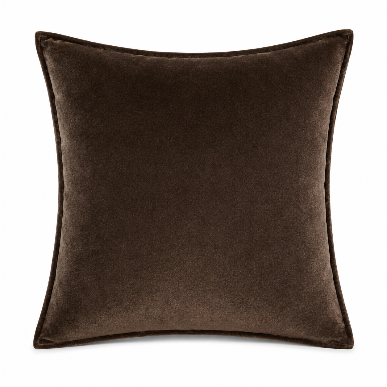 Dark Brown Throw Pillow