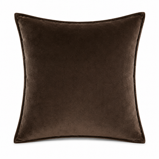 Dark Brown Throw Pillow