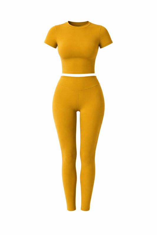 Mustard Two Piece Set
