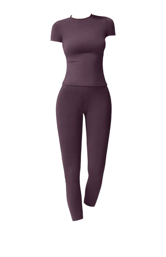 Plum Two Piece Set